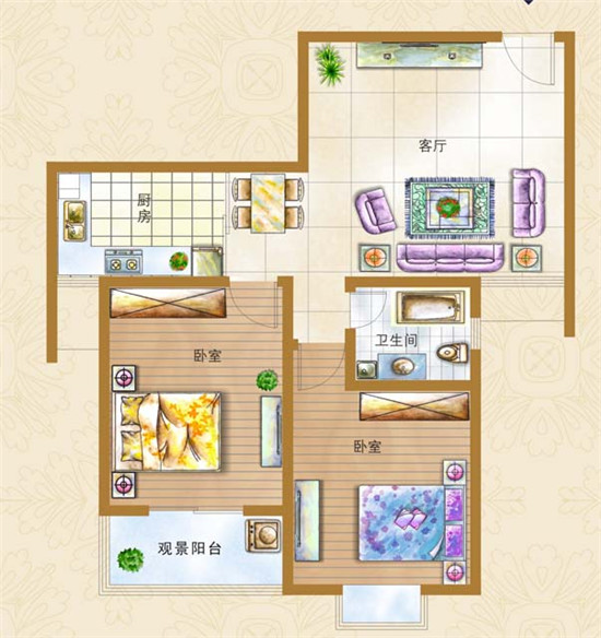 華融國際水岸D戶型